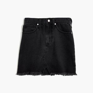 Madewell Denim Mini Skirt Black Size 31